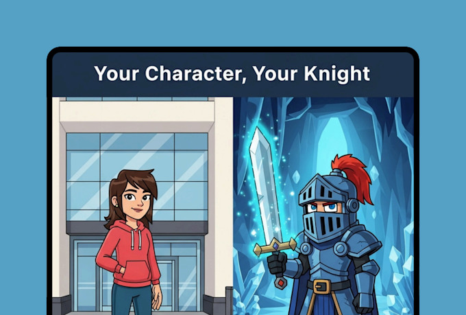 create custom character design castle crashers game art for steam or personal